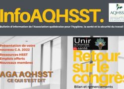 InfoAQHSST Édition juin 2022